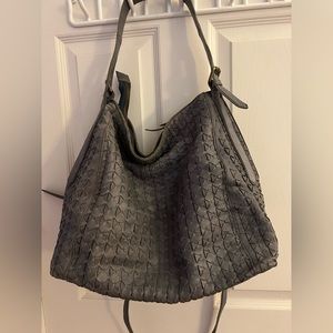 Valentina denim blue purse